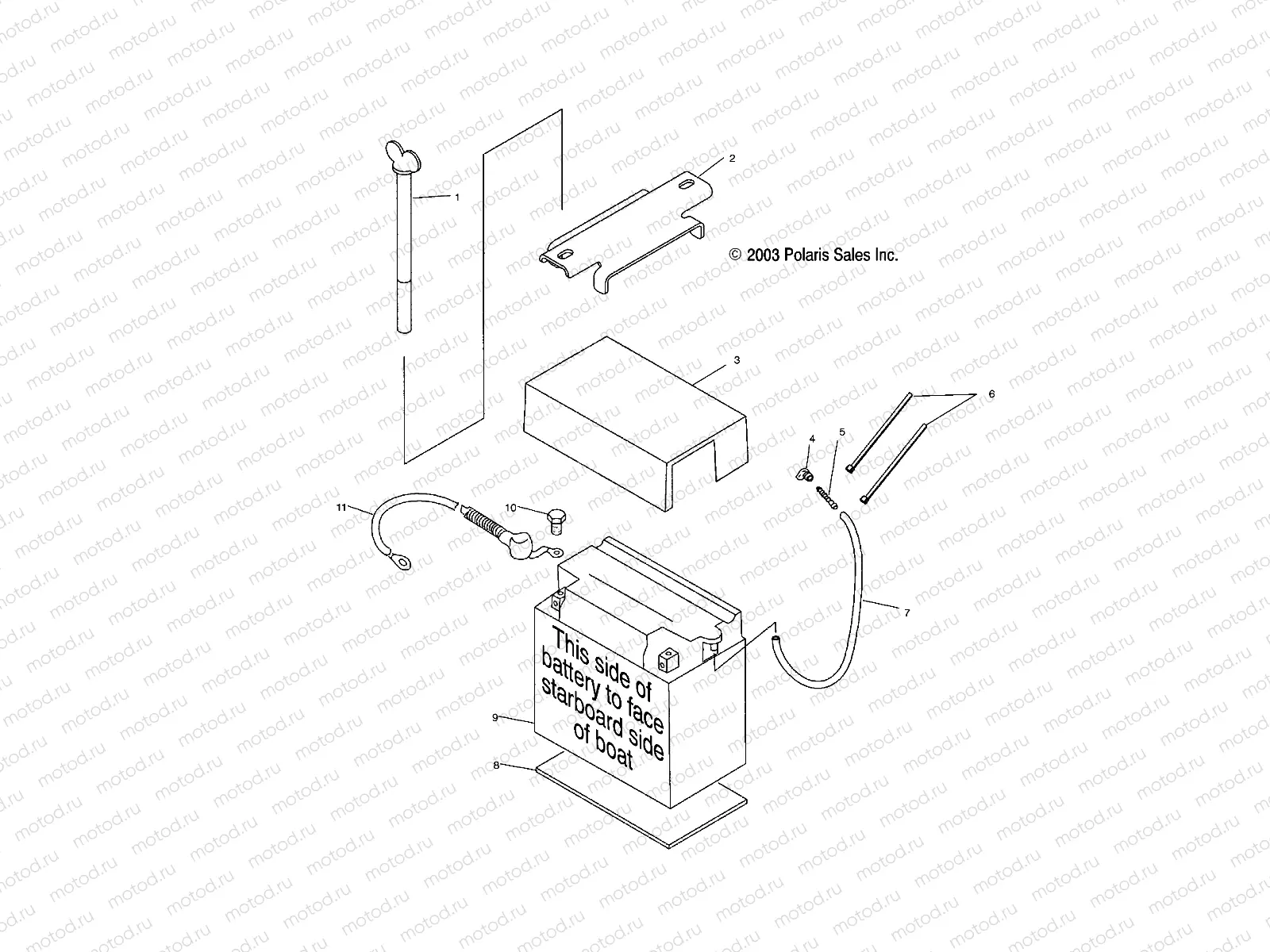 BATTERY - W045101CA/W045101IA (4990479047B07) | BATTERY - W045101CA/W045101IA (4990479047B07)