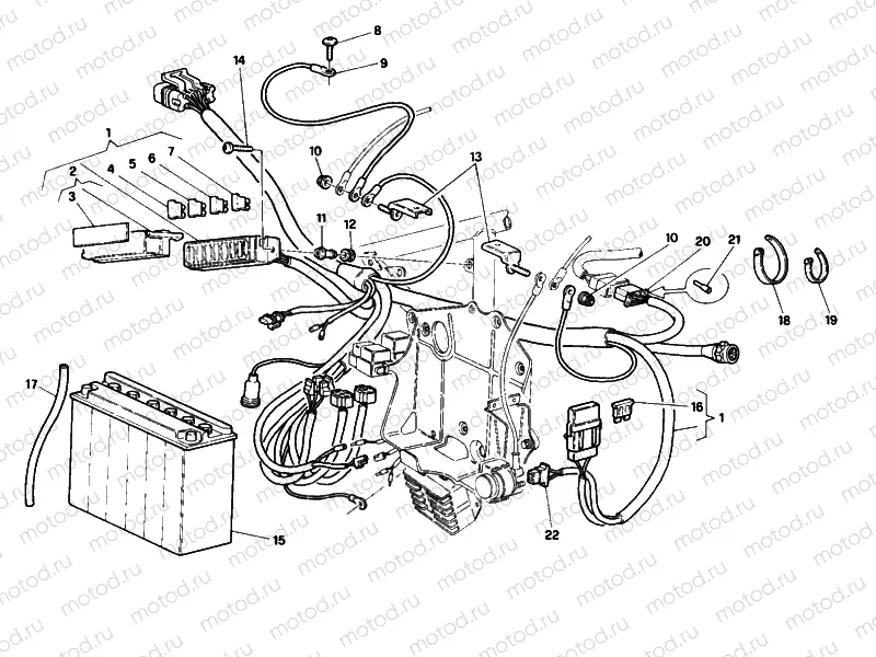 BATTERY » WIRING HARNESS