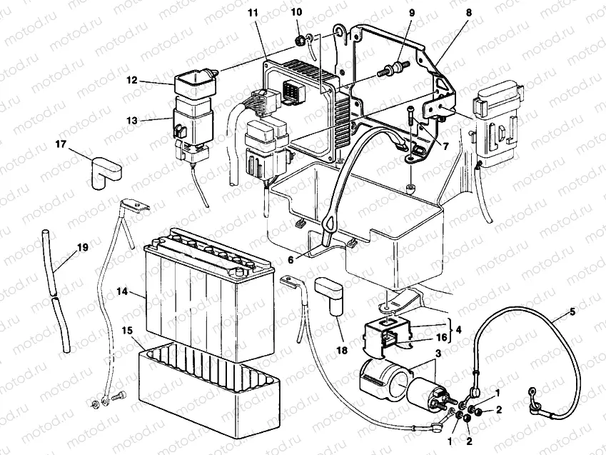BATTERY » WIRING HARNESS
