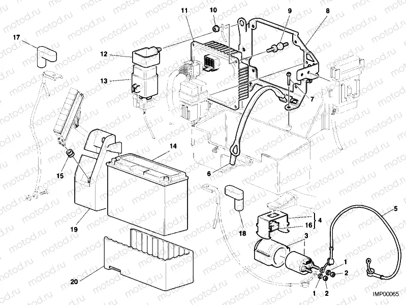BATTERY » WIRING HARNESS