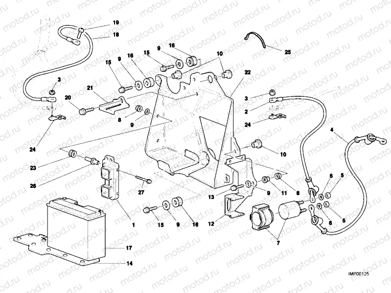 BATTERY » WIRING HARNESS