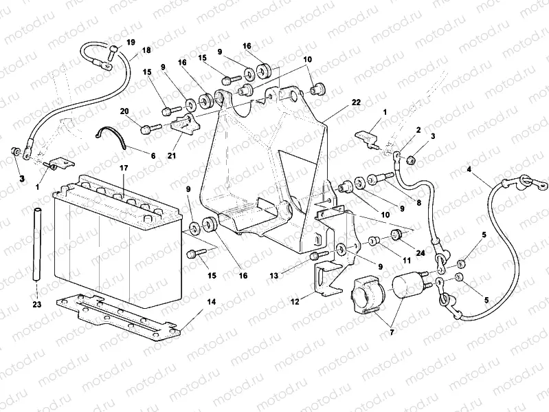 BATTERY » WIRING HARNESS