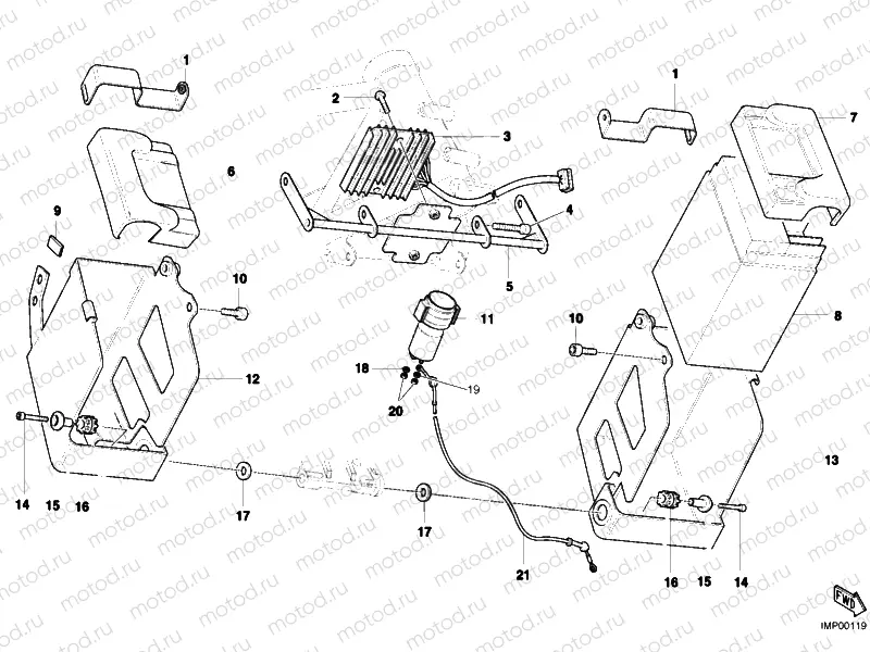 BATTERY » WIRING HARNESS