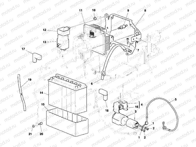 BATTERY » WIRING HARNESS