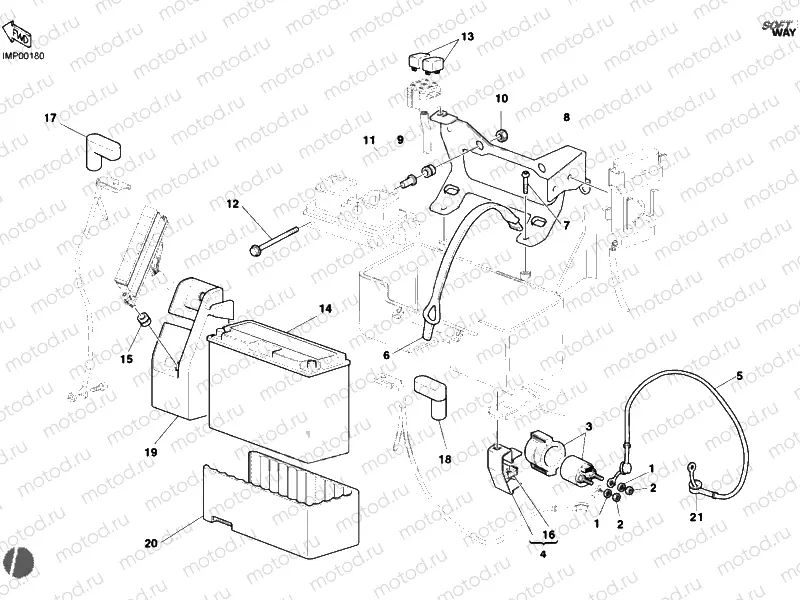 BATTERY » WIRING HARNESS