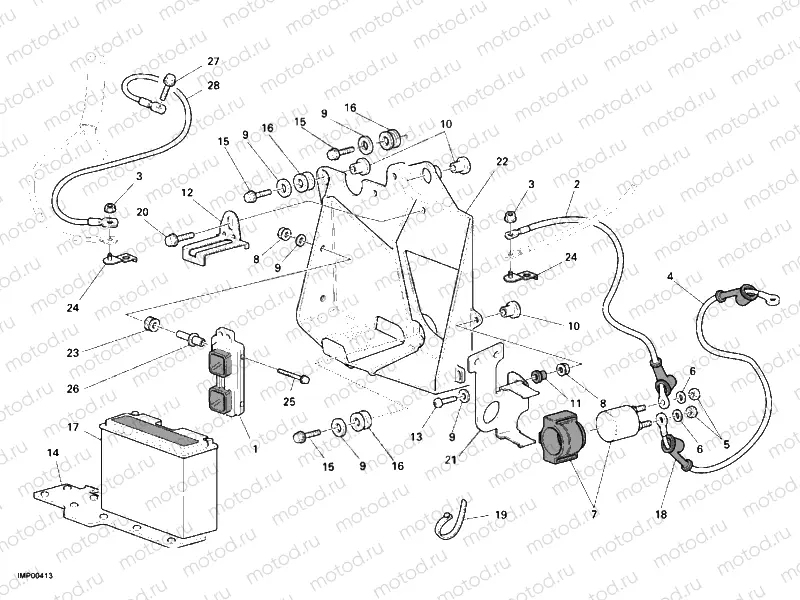 BATTERY » WIRING HARNESS