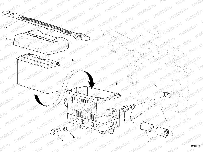 BATTERY » WIRING HARNESS