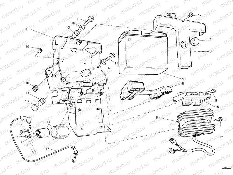 BATTERY » WIRING HARNESS