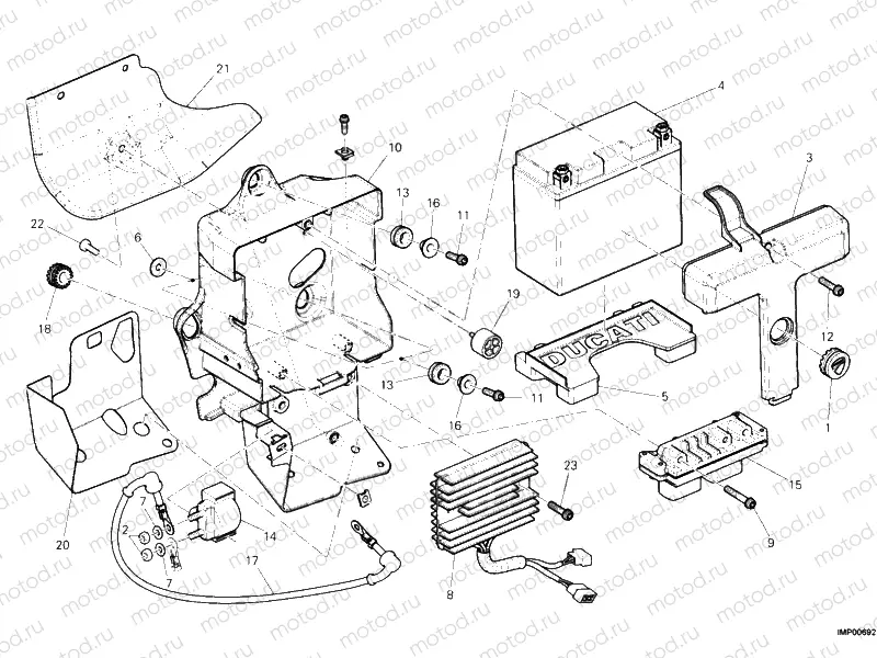 BATTERY » WIRING HARNESS