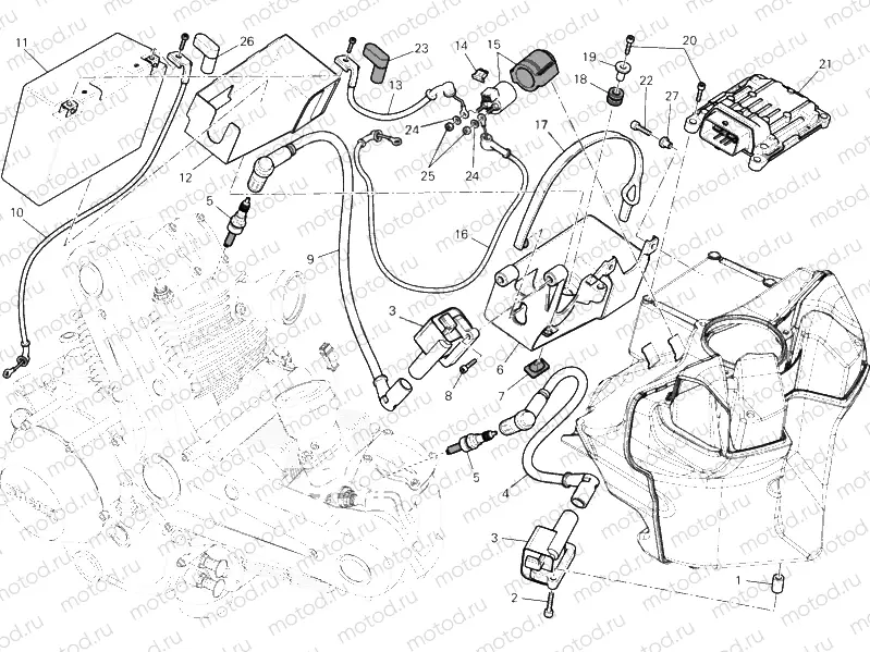 BATTERY » WIRING HARNESS