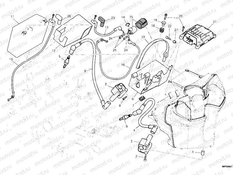 BATTERY » WIRING HARNESS