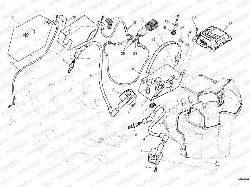 BATTERY » WIRING HARNESS