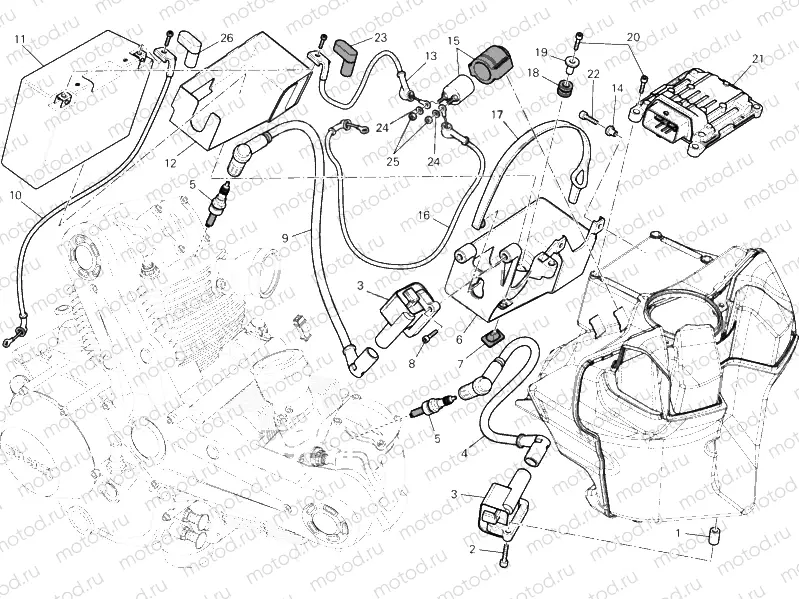 BATTERY » WIRING HARNESS