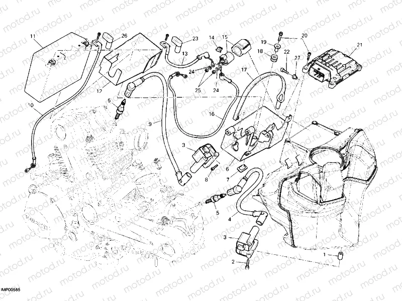 BATTERY » WIRING HARNESS