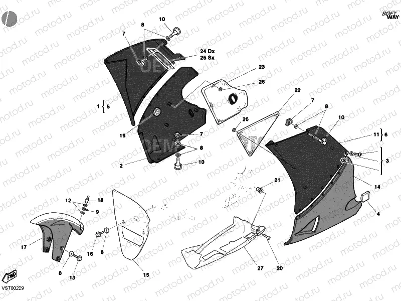 BAYLISS FAIRING » PLASTICS