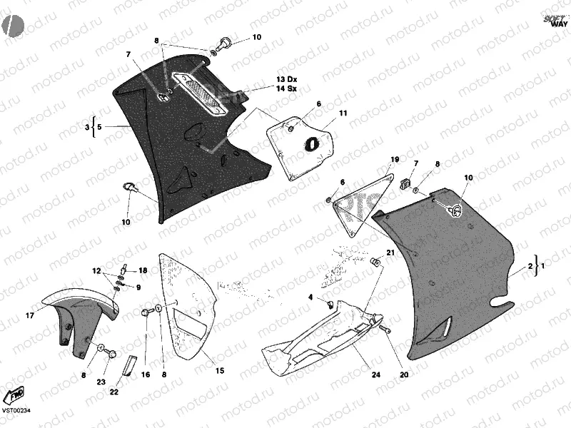BAYLISS USA FAIRING » PLASTICS