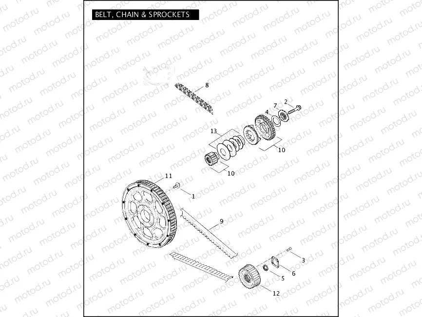 BELT, CHAIN & SPROCKETS