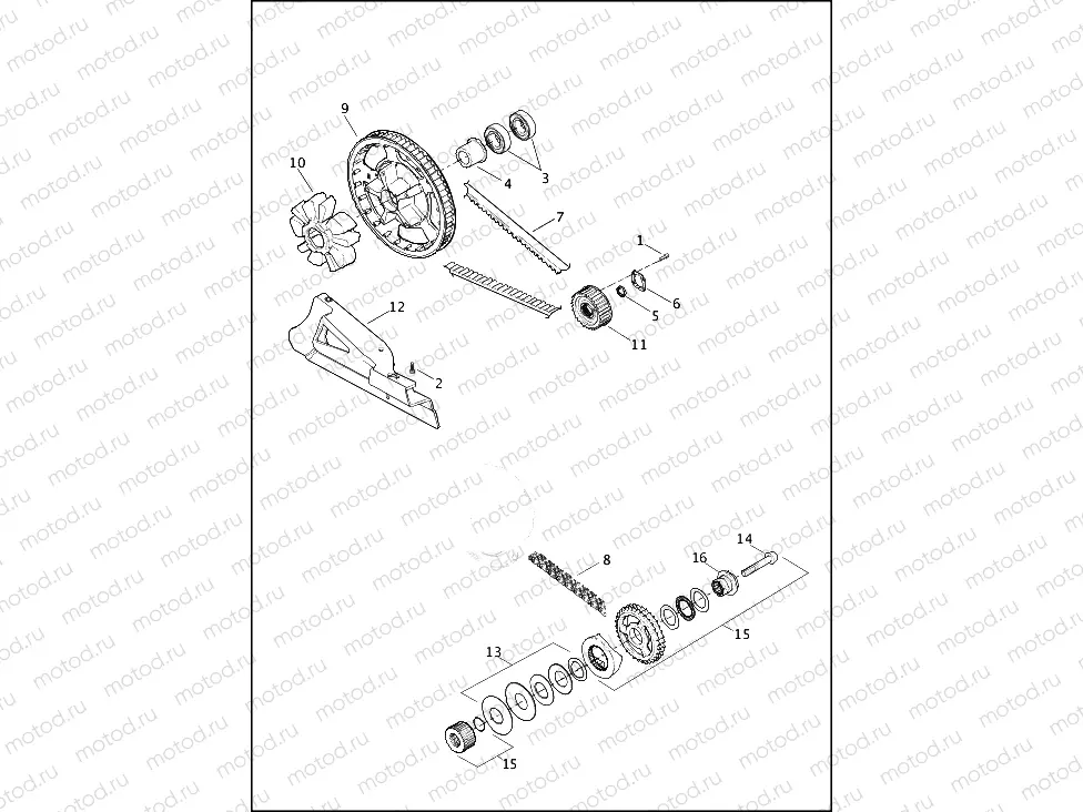 BELT, CHAINS AND SPROCKETS