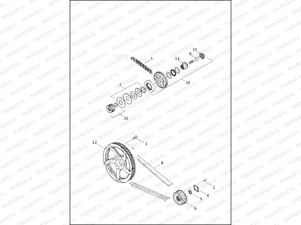 BELT, CHAINS AND SPROCKETS
