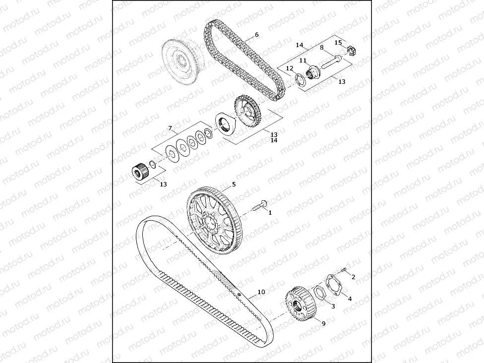 BELT, CHAINS AND SPROCKETS