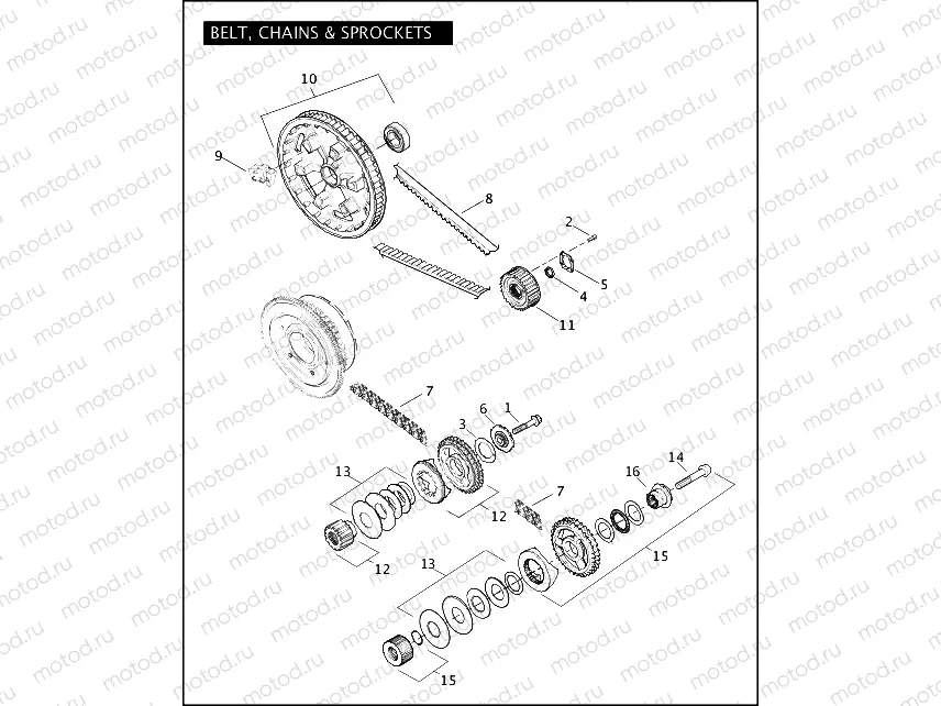 BELT, CHAINS & SPROCKETS