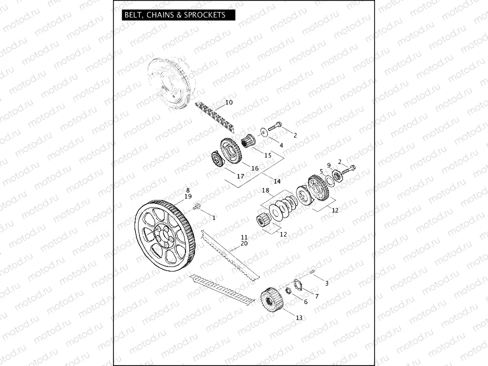 BELT, CHAINS & SPROCKETS