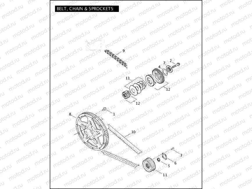 BELT, CHAINS & SPROCKETS