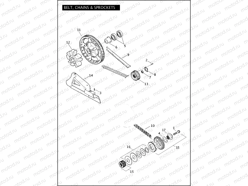 BELT, CHAINS & SPROCKETS