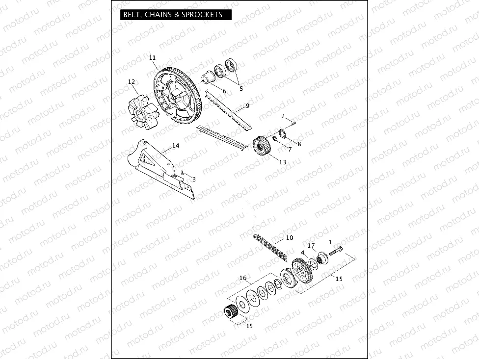 BELT, CHAINS & SPROCKETS