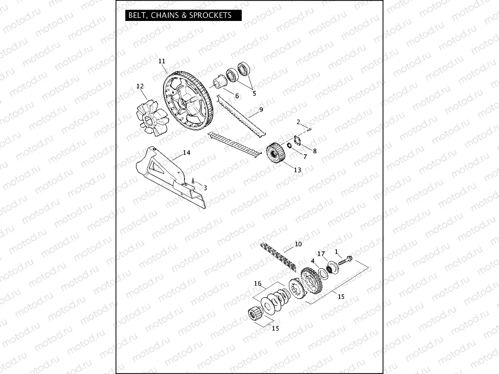 BELT, CHAINS & SPROCKETS