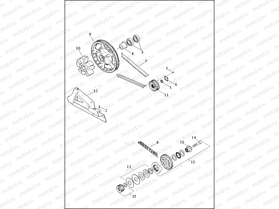 BELTS, CHAINS AND SPROCKETS