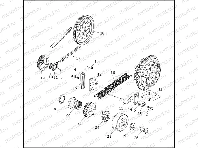 BELTS, CHAINS & SPROCKETS
