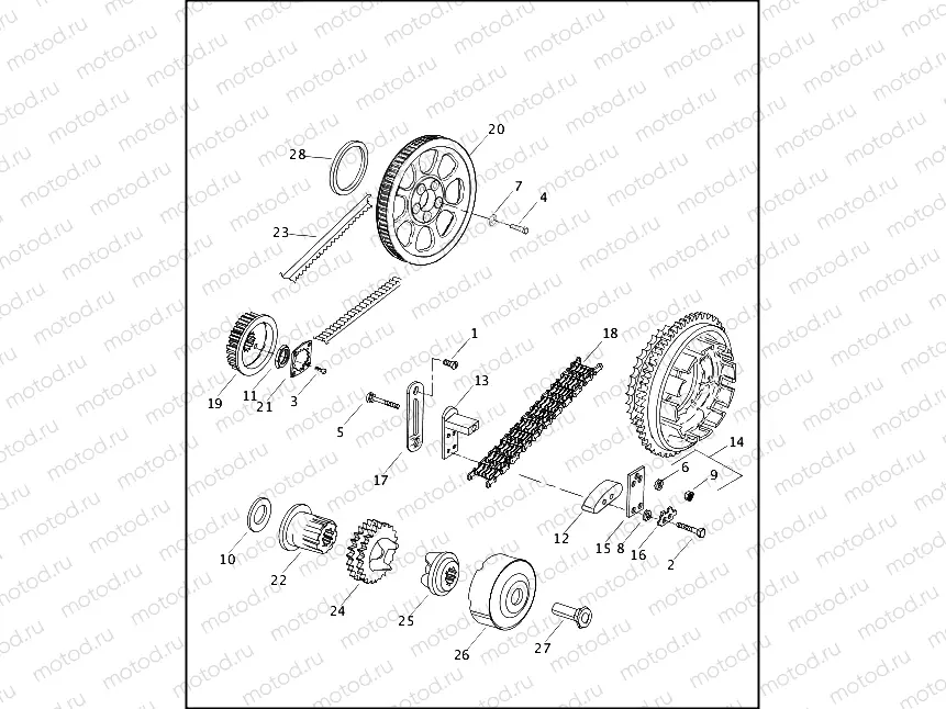 BELTS, CHAINS & SPROCKETS