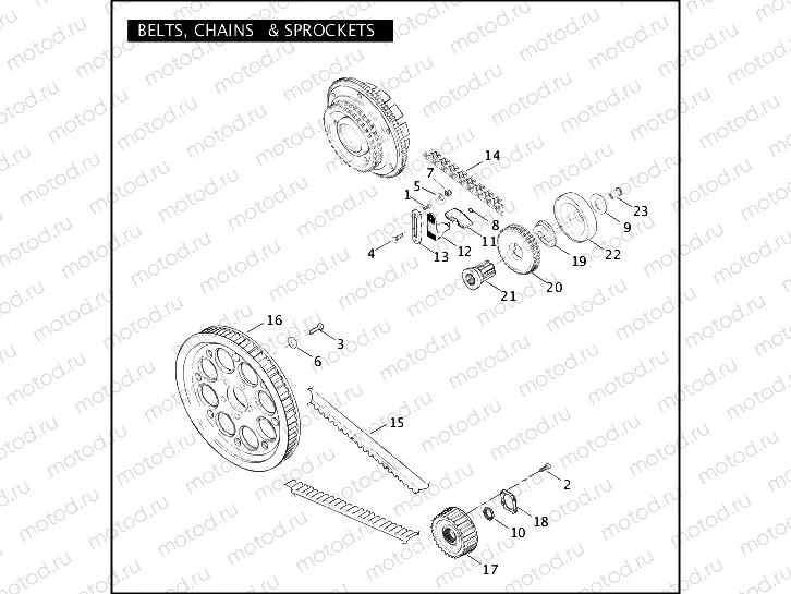 BELTS, CHAINS & SPROCKETS
