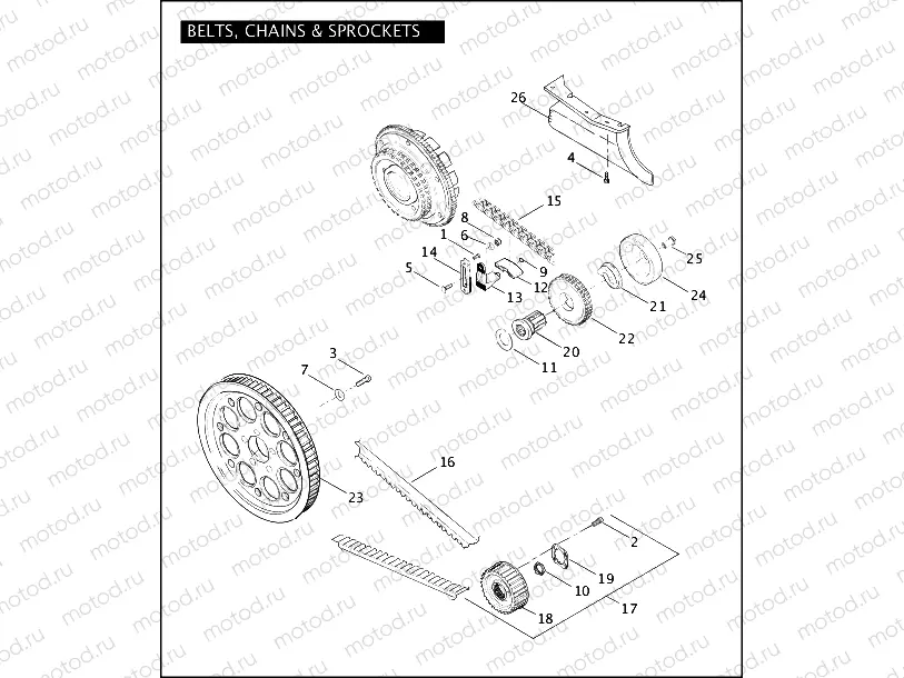 BELTS, CHAINS & SPROCKETS