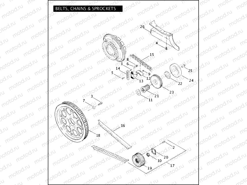 BELTS, CHAINS & SPROCKETS