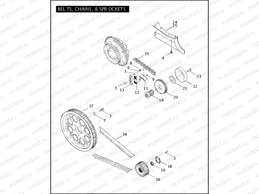 BELTS, CHAINS & SPROCKETS