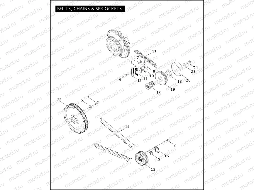 BELTS, CHAINS & SPROCKETS