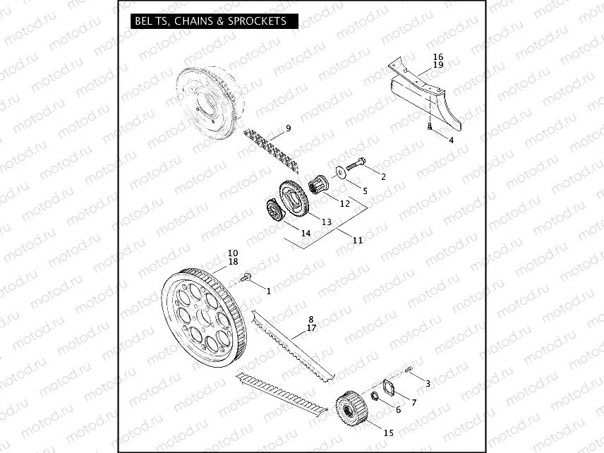 BELTS, CHAINS & SPROCKETS