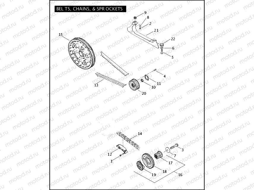 BELTS, CHAINS, & SPROCKETS