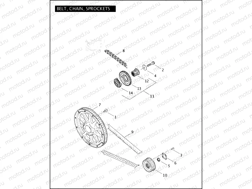 BELTS, CHAINS & SPROCKETS