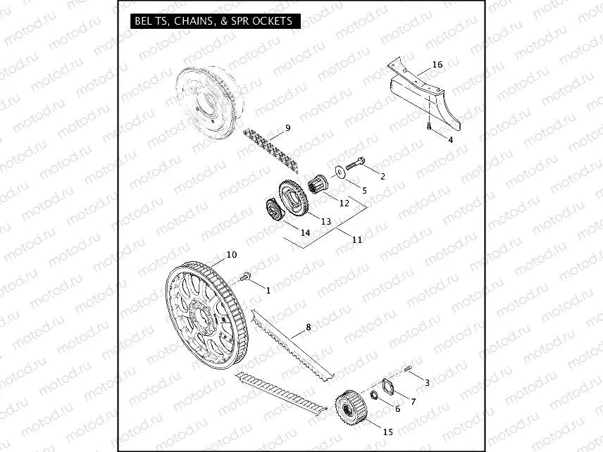 BELTS, CHAINS, & SPROCKETS