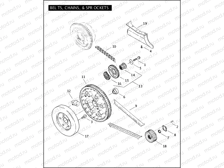BELTS, CHAINS, & SPROCKETS