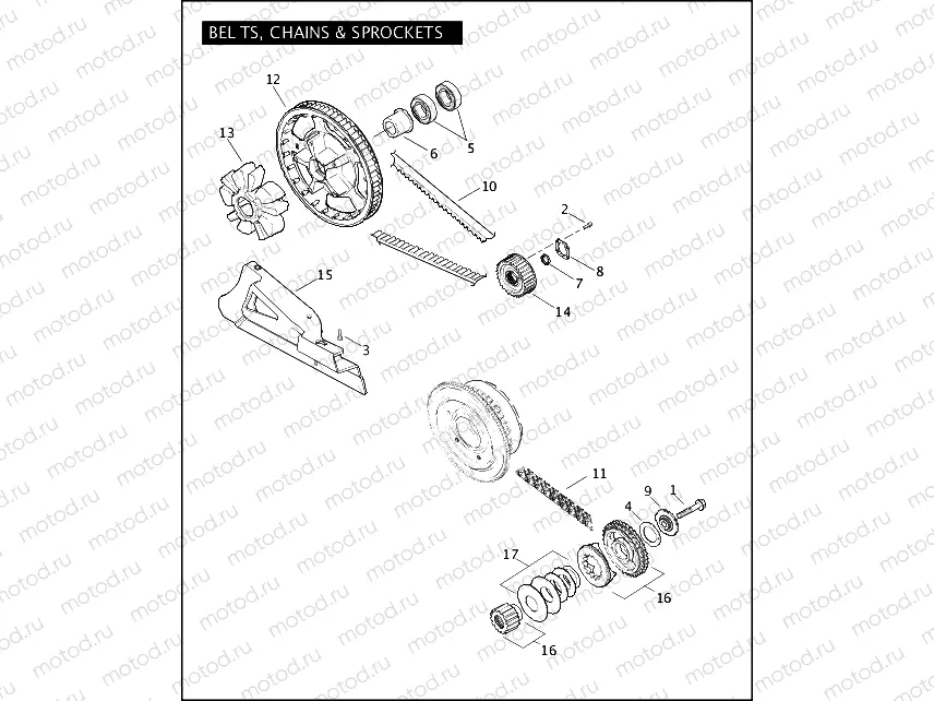 BELTS, CHAINS & SPROCKETS