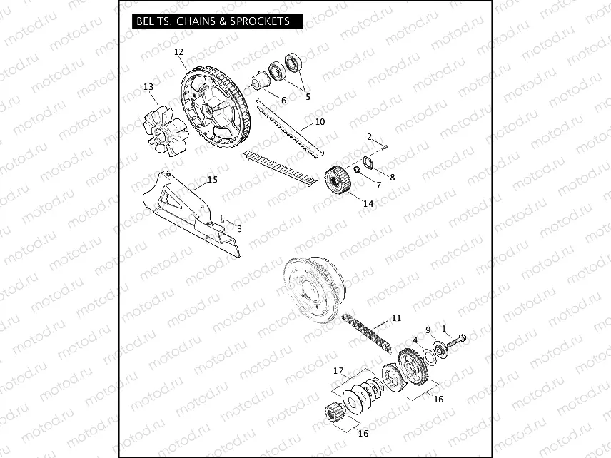 BELTS, CHAINS & SPROCKETS
