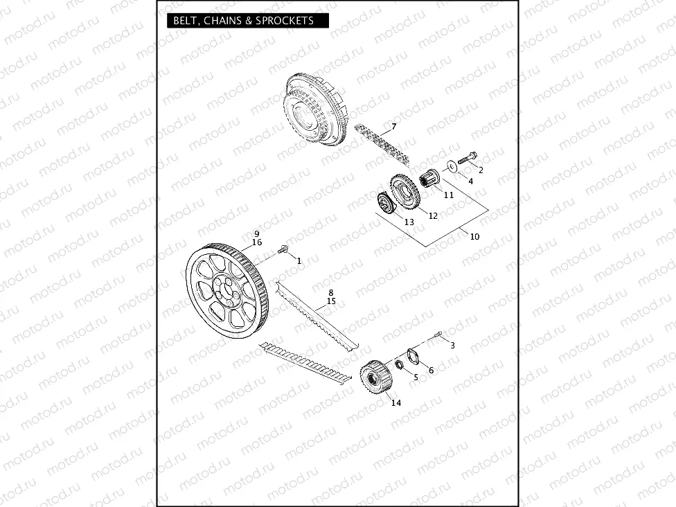 BELTS, CHAINS & SPROCKETS