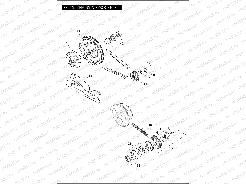 BELTS, CHAINS & SPROCKETS
