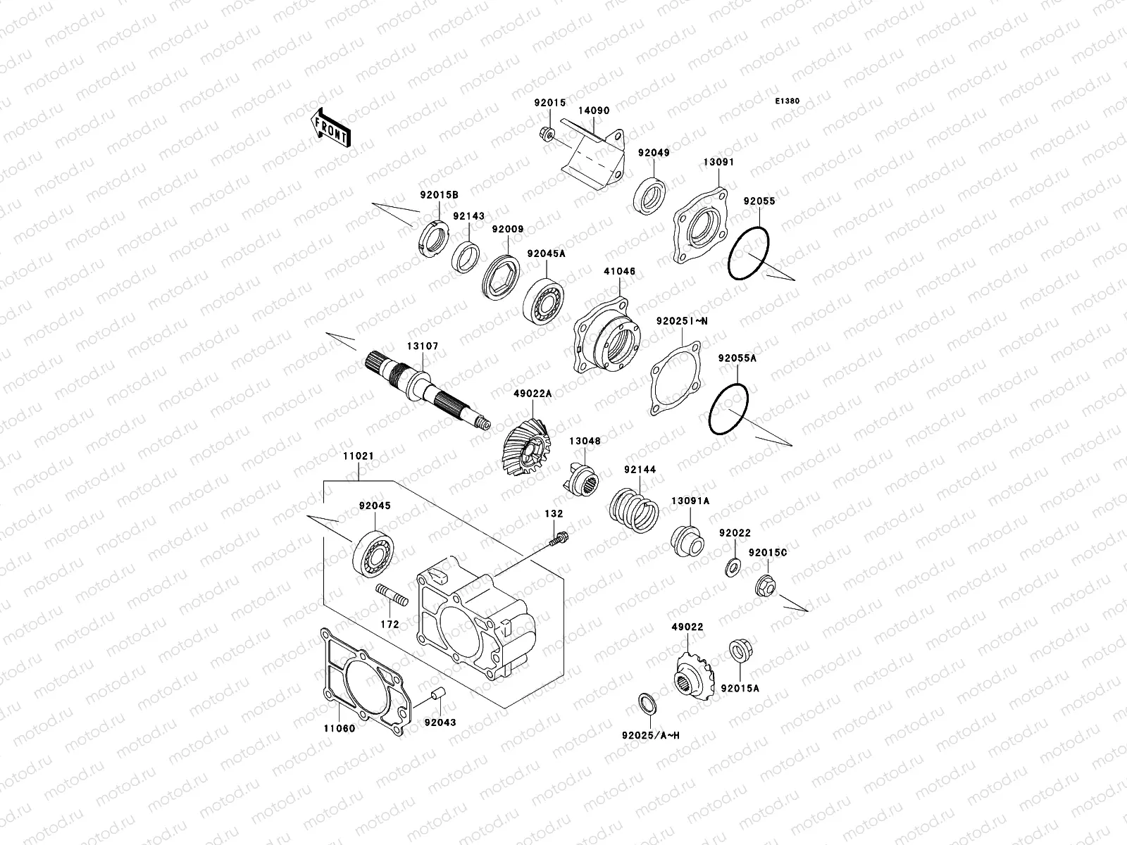 Bevel Gear Case