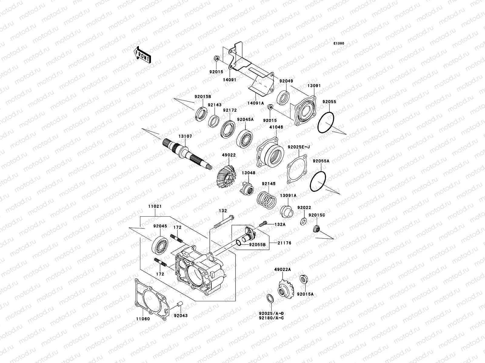 Bevel Gear Case
