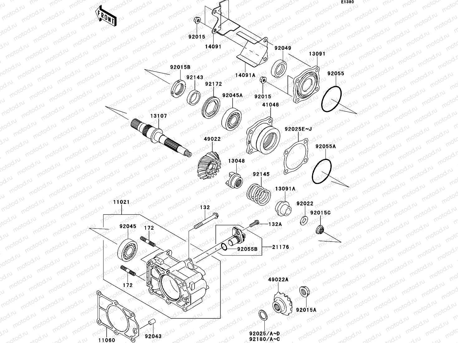 Bevel Gear Case